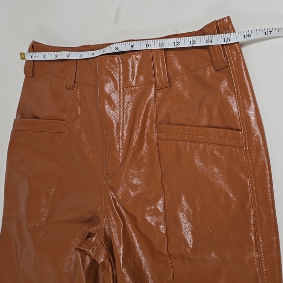 Free People Star Crossed Lovers patent leather straight leg pants - Picture 9 of 16